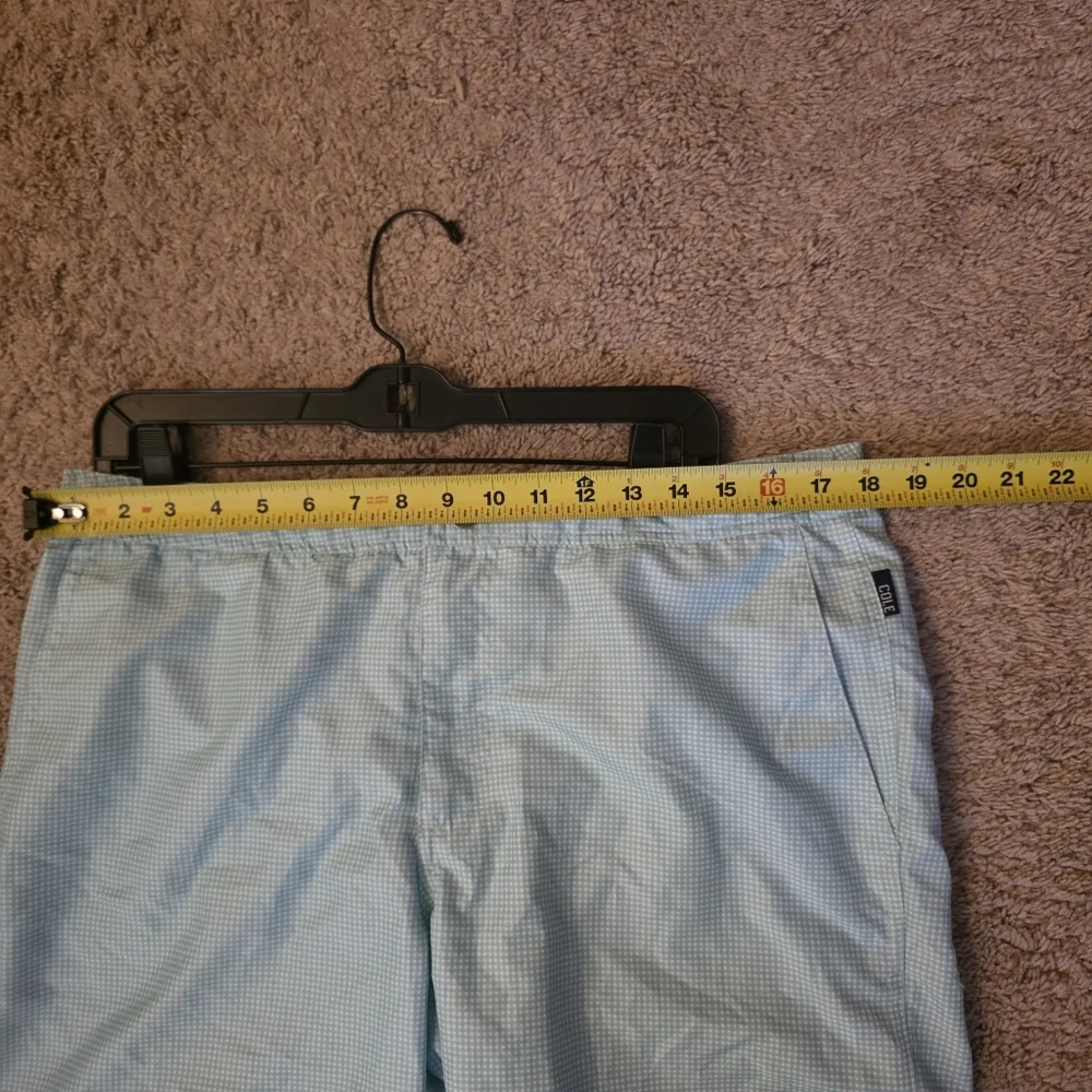 Cole Lined Swimsuit Light Blue Plaid Size 34